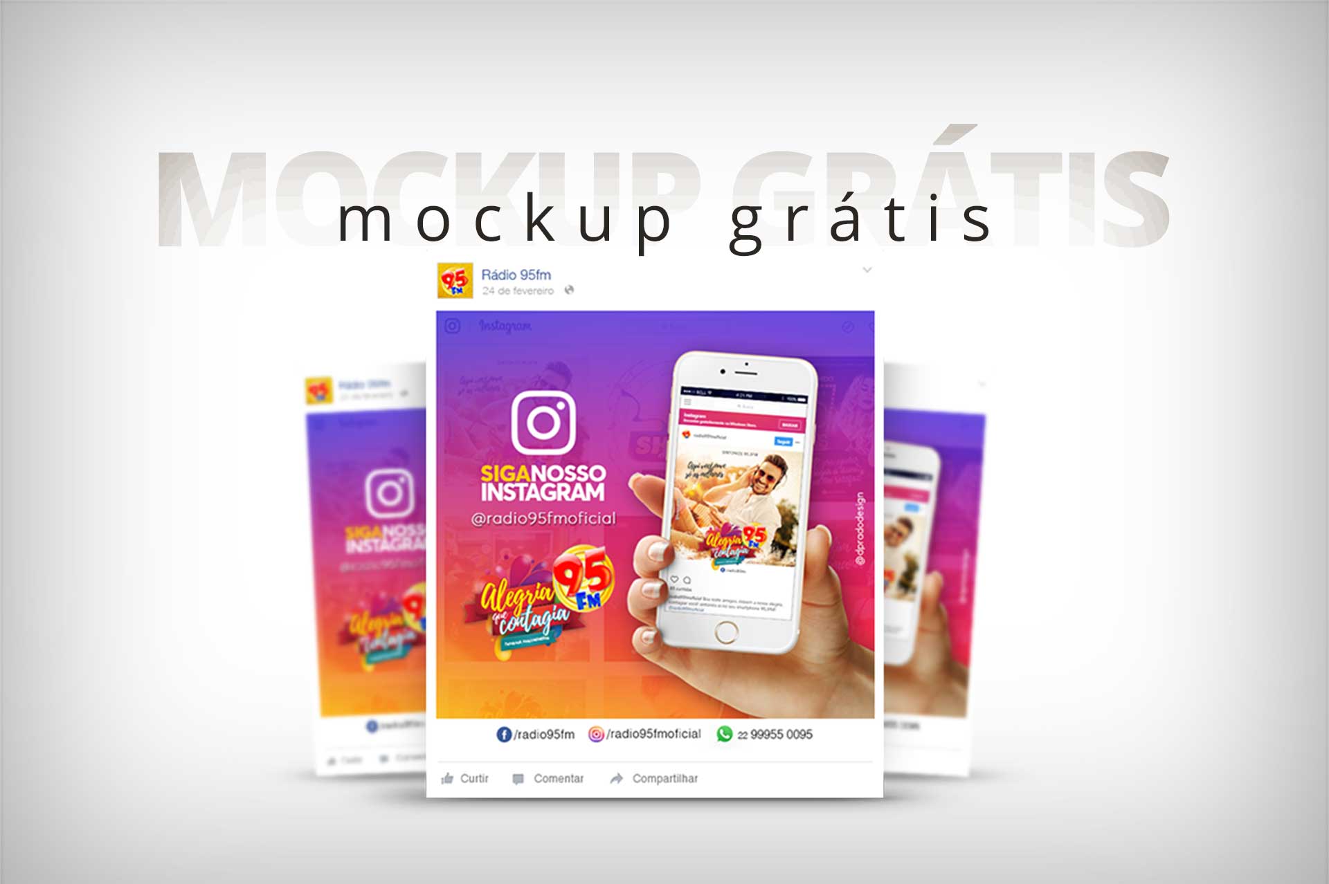 Aprenda a usar um mockup para Instagram